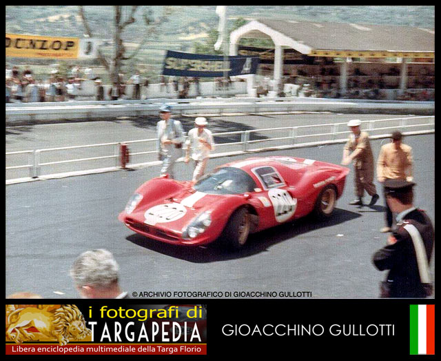 Photogallery Targa Florio 1967 Targa Florio 1967 Ferrari 2 Ferrari 412 P H Muller J Guichet D Box Prove 1