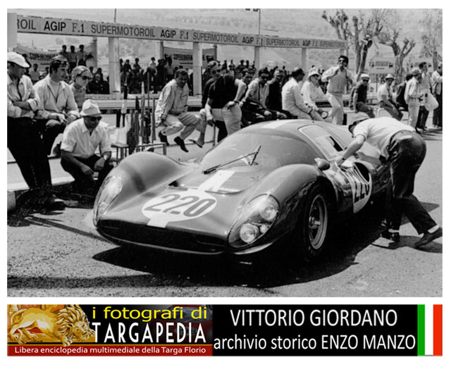 Photogallery Targa Florio 1967 Targa Florio 1967 Ferrari 2 Ferrari 412 P H Muller J Guichet D Box Prove 7