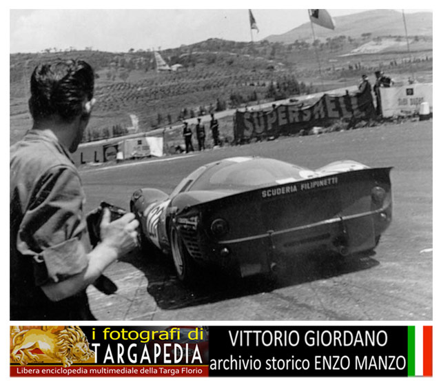 Photogallery Targa Florio 1967 Targa Florio 1967 Ferrari 2 Ferrari 412 P H Muller J Guichet D Box Prove 9